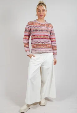 Eribe Jumpers^Westray Sweater in Orange Burst