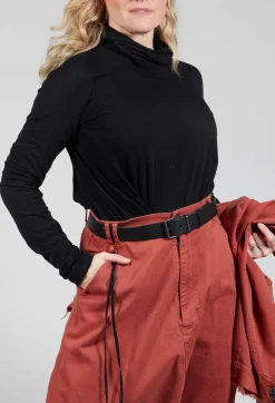 Pal Offner Belts^Wide Belt in Black Firm