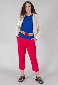 Exquisite J Belts^Wide Elasticated Belt with Bold Feature Buckle