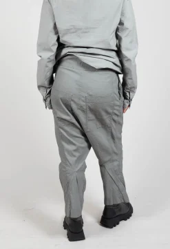 Rundholz Dip Trousers^Wide Fabric Waistband Trousers in Pencil Cloud