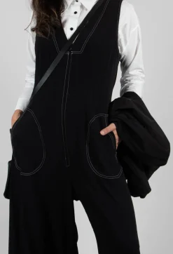 Bitte Kai Rand Jumpsuits^Wide Leg Denim Style Jumpsuit in Black