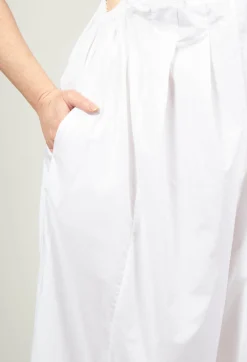 Bread and Butter Jumpsuits^Wide Leg Drop Crotch Jumpsuit in White