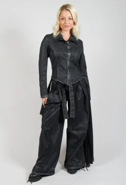 La Haine Trousers^Wide Leg Jeans in Black