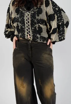 Masnada Trousers^Wide Leg Jeans in Denim Tumeric