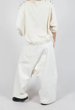 Rundholz Mainline Trousers^Wide Leg Trousers in Black Paint