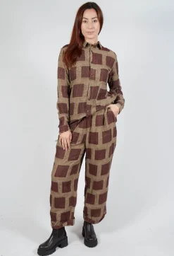 Aleksandr Manamis Trousers^Wide Leg Trousers in Black Dirty