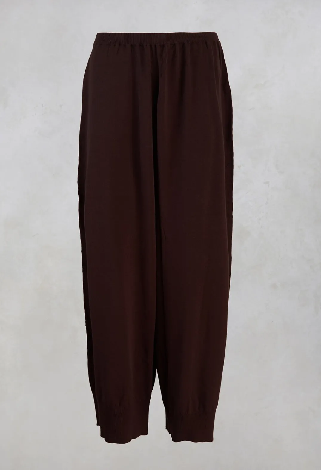 Rundholz Mainline Co-ords & Suits^Wide Leg Trousers in Dark Brown