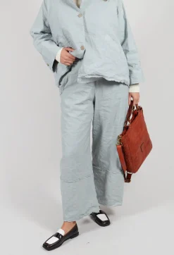 Aequamente Trousers^Wide Leg Trousers in Ghiaccio