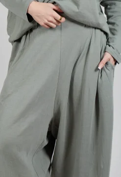 Moyuru Trousers^Wide Leg Trousers in Light Grey