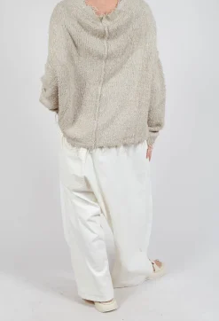 Rundholz Mainline Trousers^Wide Leg Trousers in Starwhite Paint
