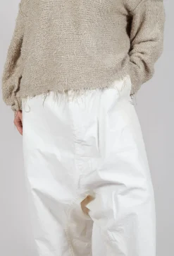 Rundholz Mainline Trousers^Wide Leg Trousers in Starwhite Paint