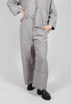 Aequamente Trousers^Wide Leg Trousers in Taupe