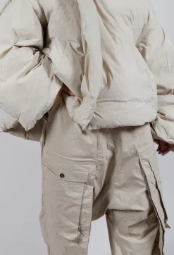 Rundholz Dip Trousers^Wide Leg Trousers with Statement Pockets in Eraser