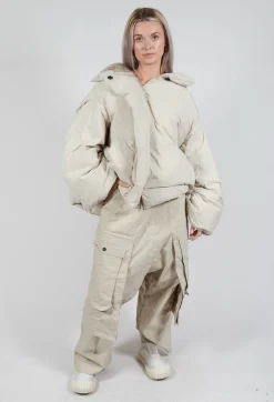 Rundholz Dip Trousers^Wide Leg Trousers with Statement Pockets in Eraser