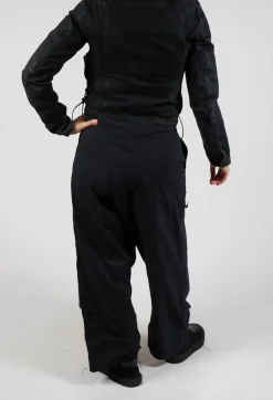 Rundholz Dip Trousers^Wide Leg Trousers with Statement Pockets in Black