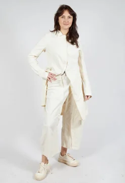 Rundholz Dip Trousers^Wide-Leg Barrel-Style Trousers in Greige