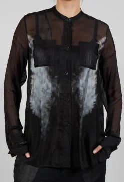 Masnada Shirts & Blouses^Wings Shirt in Pixel Black