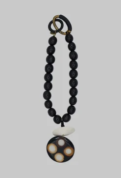 Beatrice Markatos Necklaces^Wooden Elements Horn Necklace in Black