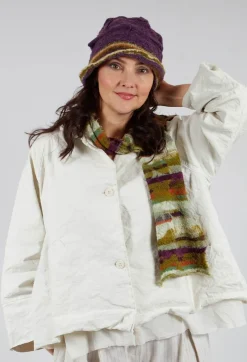 Butapana Hats^Wool Bucket Hat in Iris