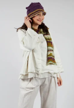 Butapana Hats^Wool Bucket Hat in Iris