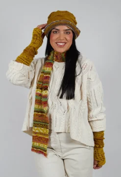 Butapana Hats^Wool Bucket Hat in Mustard