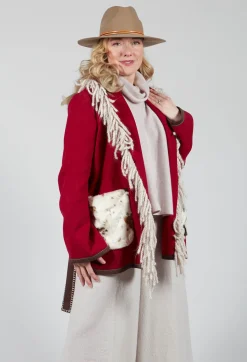 Sfizio Jackets^Wool Jacket in Adrenaline Red