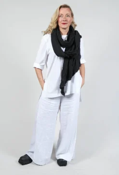 Umit Unal Scarves^Wool Long Scarf in Original Black
