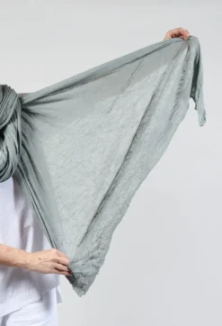 Umit Unal Scarves^Wool Long Scarf in Original Green