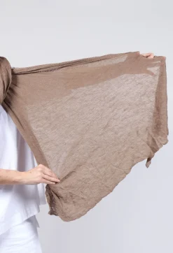 Umit Unal Scarves^Wool Long Scarf in Original Brown