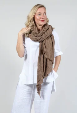 Umit Unal Scarves^Wool Long Scarf in Original Brown