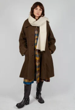 SOH Coats^Wool Overcoat in Brown