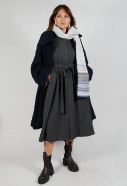 SOH Coats^Wool Overcoat in Navy