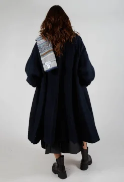 SOH Coats^Wool Overcoat in Navy