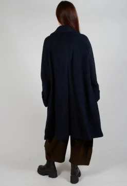 SOH Coats^Wool Overcoat in Navy