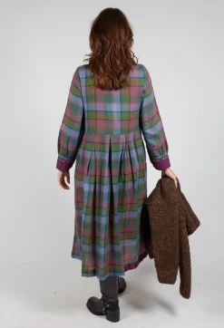 Eka Dresses^Wool Raven Dress in Multicolour Check