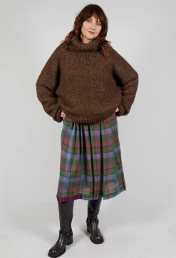 Eka Dresses^Wool Raven Dress in Multicolour Check