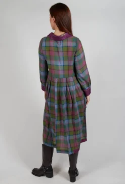 Eka Dresses^Wool Raven Dress in Multicolour Check