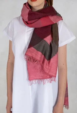 Exquisite J Scarves^Wool Scarf in Red