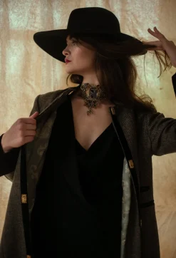 T.ba Tops^Wrap Blouse in Black