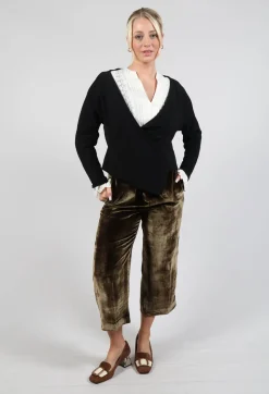T.ba Tops^Wrap Blouse in Black