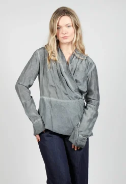 Aequamente Shirts & Blouses^Wrap Blouse in Ferro