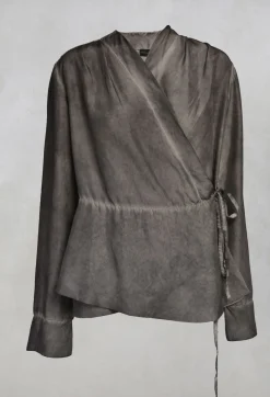 Aequamente Shirts & Blouses^Wrap Blouse in Ferro