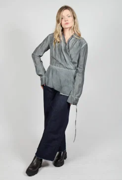 Aequamente Shirts & Blouses^Wrap Blouse in Ferro