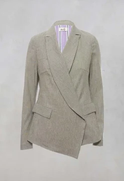 Niù Jackets|Co-ords & Suits^Wrap Over Blazer in Alga