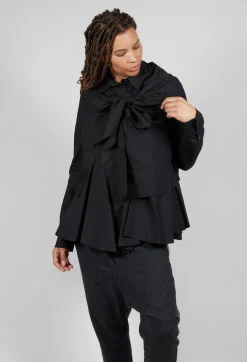 Rundholz Mainline Shirts & Blouses^Wrap Over Shirt in Black