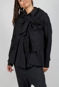 Rundholz Mainline Shirts & Blouses^Wrap Over Shirt in Black