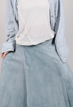 Umit Unal Skirts^Wrap Silk Skirt in Original Cool Blue