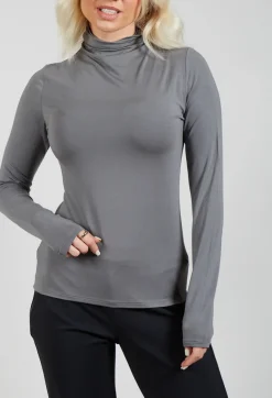 Sarah Pacini Tops^Yasmine T-Shirt in Charcoal