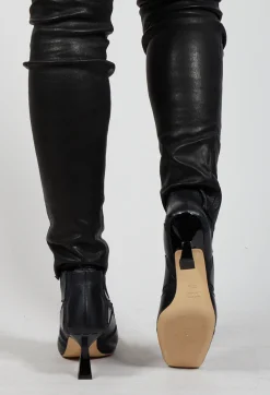 Malloni Boots^Yuko Kitten Heel Boot in Nero