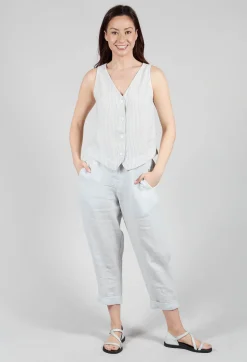 Elemente Clemente Tops^Yune Vest in Undyed Stripe